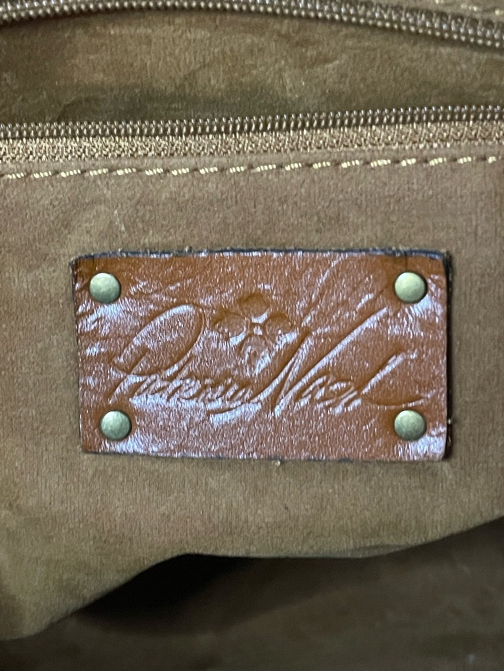 Patricia Nash Talloria Tooled Leather Handbag - Turquoise Western Tote - Picture 6 of 10